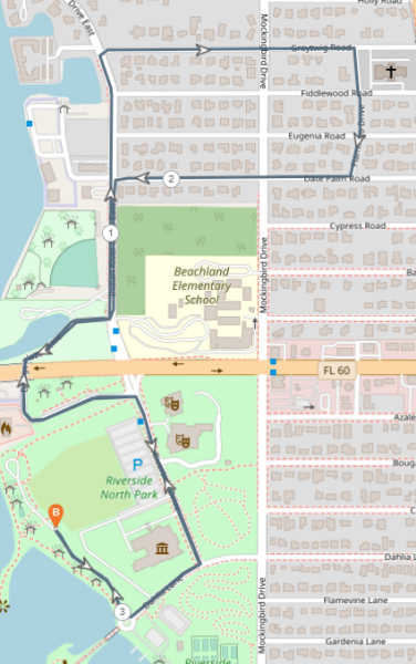 2025 Turkey Trot Race Map